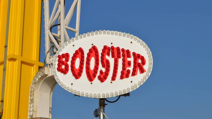 booster sign