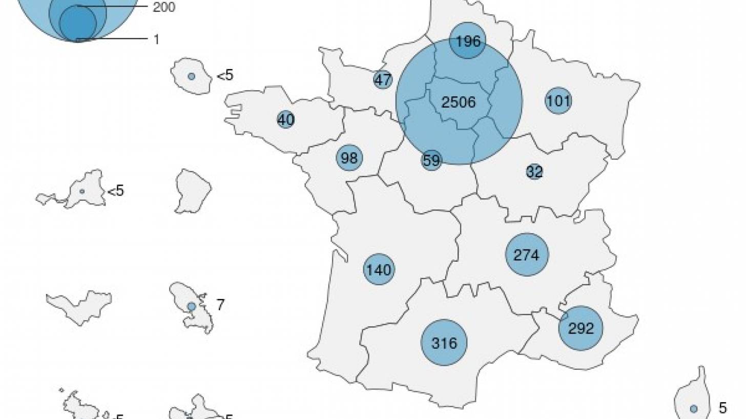 Mpox cases in France April 2023