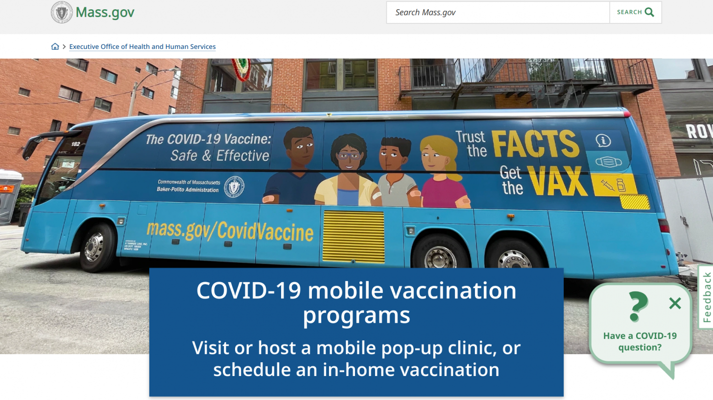 mobile vaccine van
