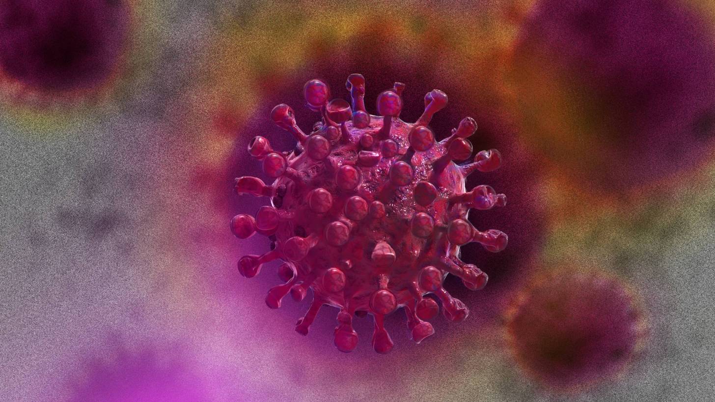 sars virus depicted in new color
