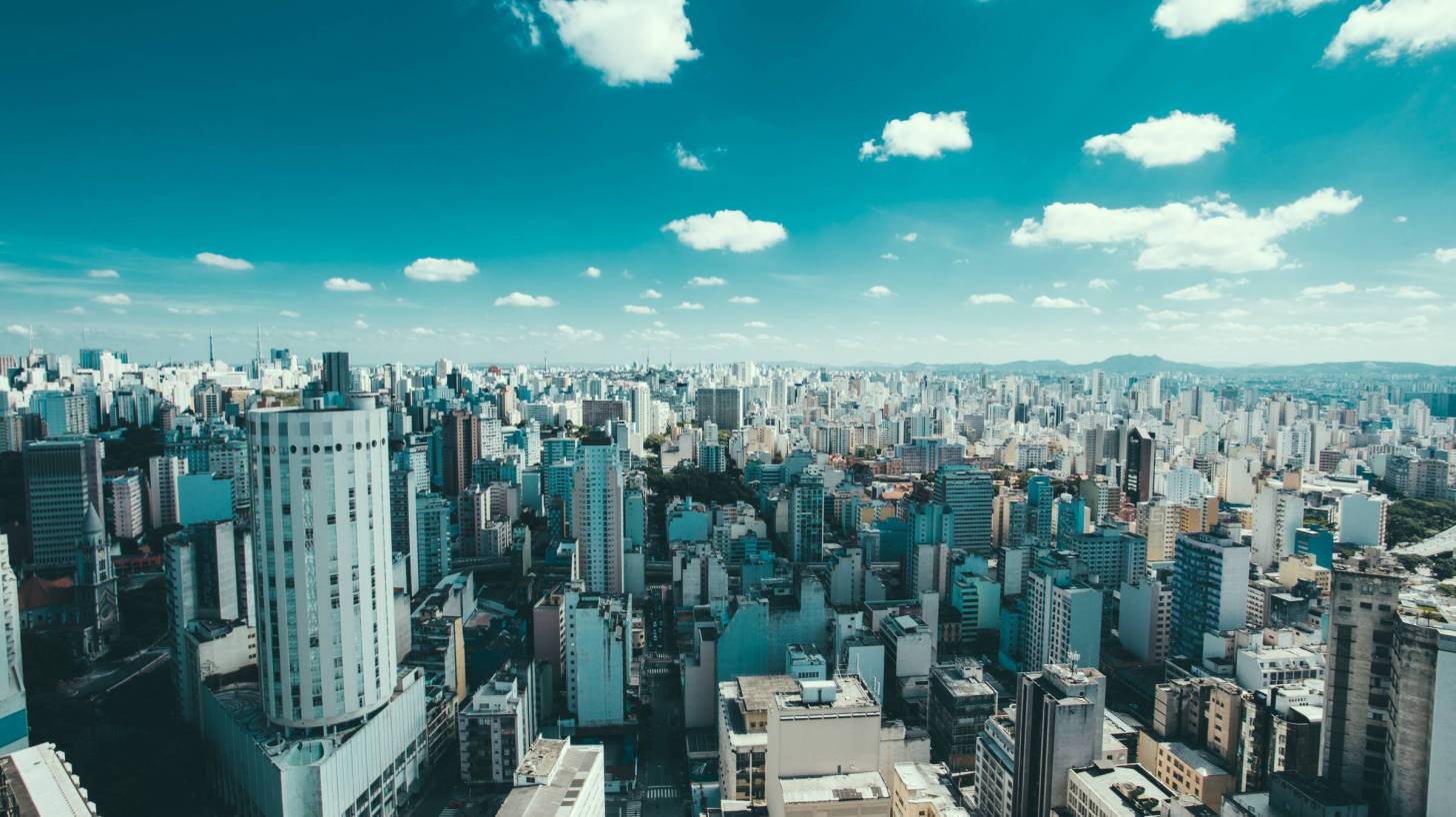 city scene of brazil