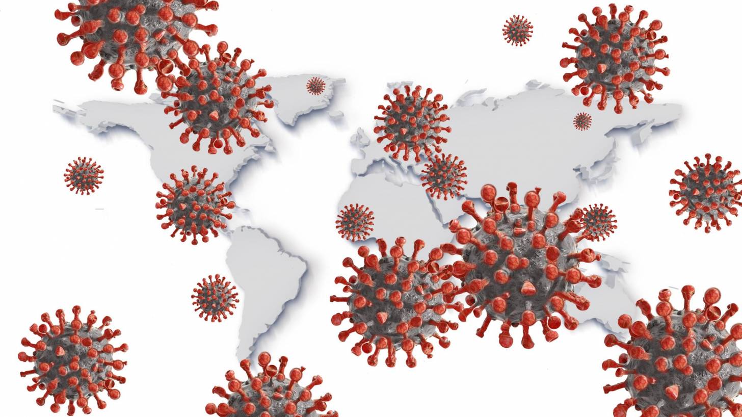coronavirus depiciton all over the world