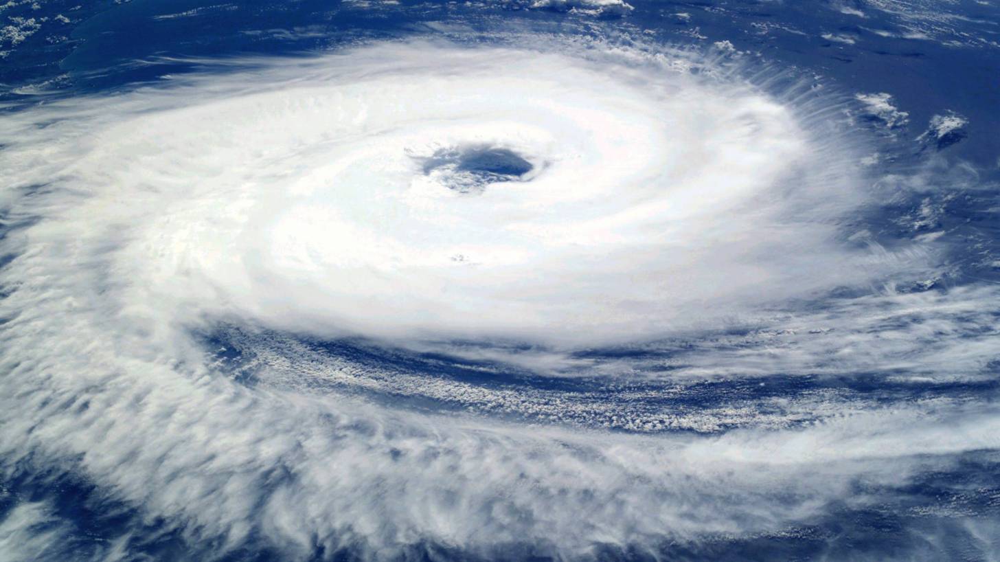cyclone photo from space