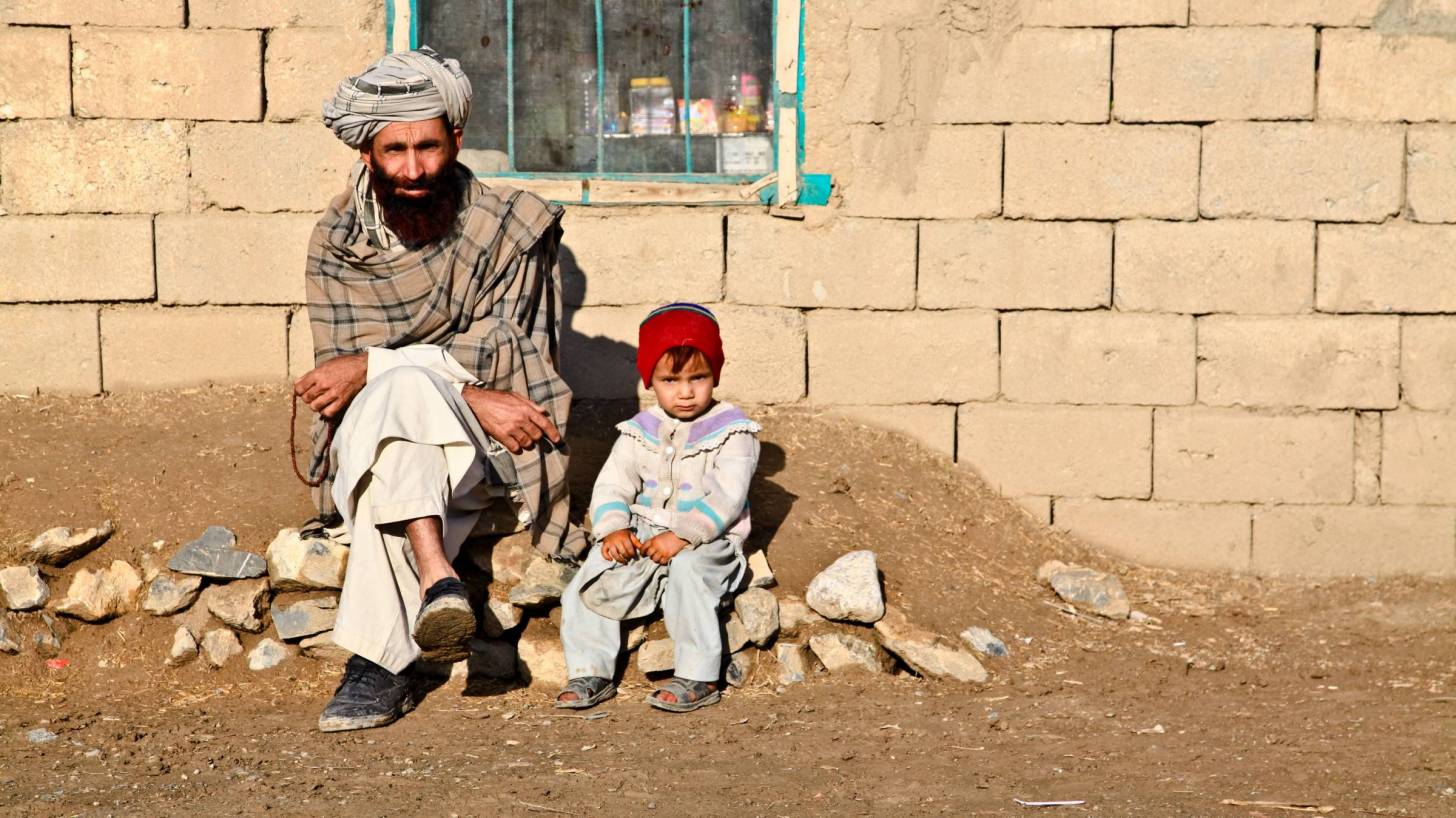 father and daughter in afghanistan