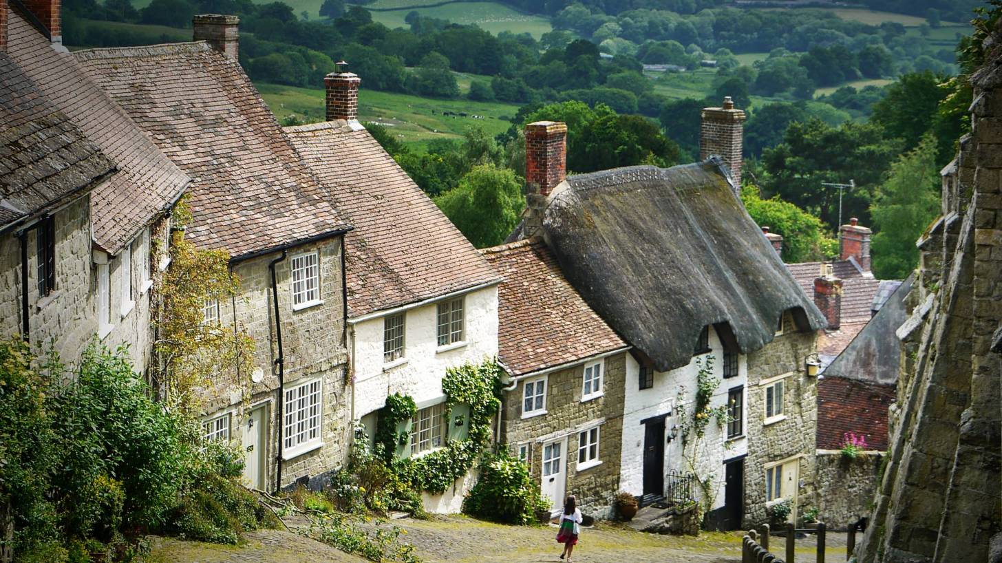 old england town