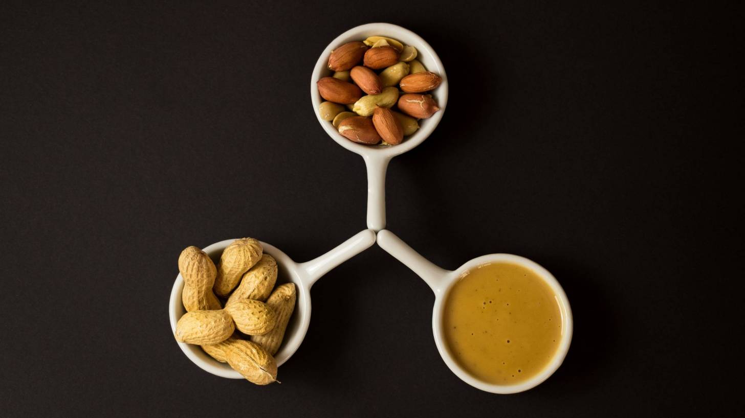 peanuts in a serving dish