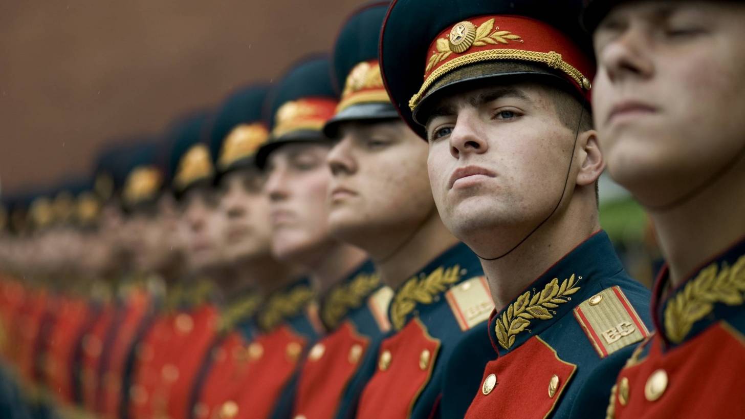 russian honor guard