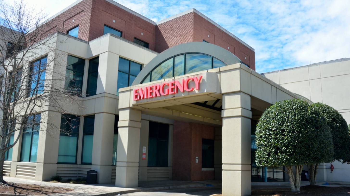 emergency entrance of hospital