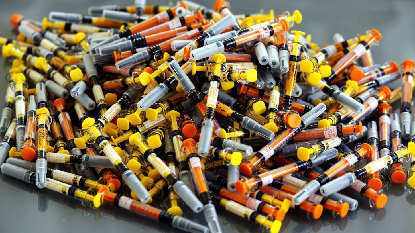 multiple syringes