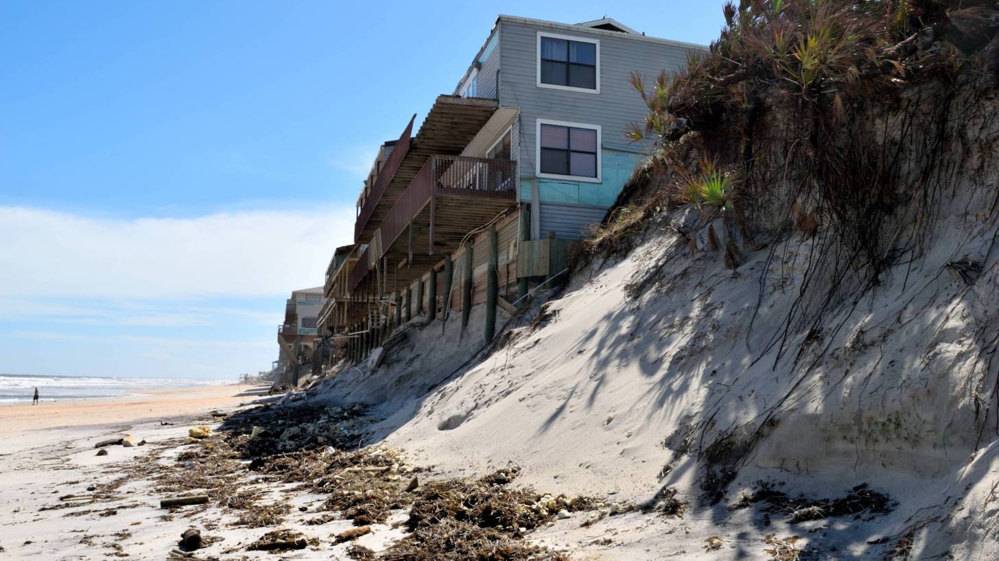 tropical storm damage beach houses