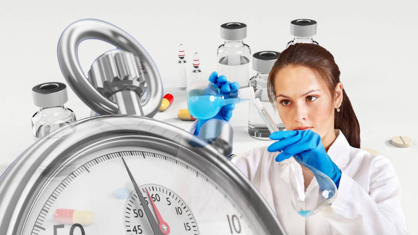 scientist testing different vaccines