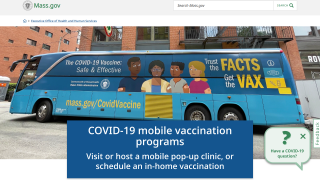 mobile vaccine van