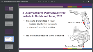 Malaria in Florida and Texas 2023