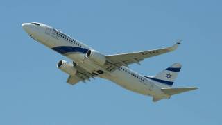 Israel airline in the sky