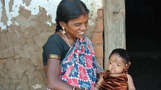 indian mom and infant