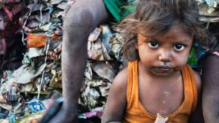 child in poverty conditions