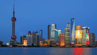 shanghai city skyline