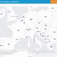 screenshot of monkeypox cases in Europe