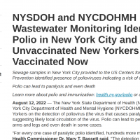 NYSDOH letter urging New yorkers to get vaccinated