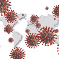 coronavirus depiciton all over the world