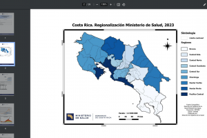 Costa Rica dengue map
