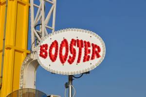booster sign