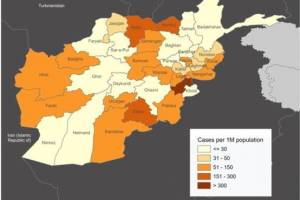 map of measles cases in afghanistan