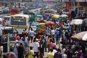 city of Ghana busy streets