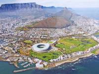cape town from a helicopter